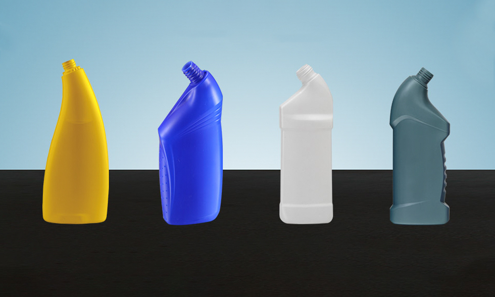 Mesin blow moulding botol toilet leher miring